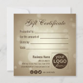 おいしい大切ジンジャーブレッドCookieギフトカード (裏面)