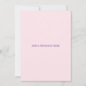 おいしい子供の誕生日カード 招待状 (裏面)