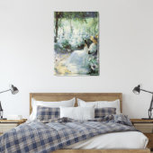 おいしい孤独byフランクブラムリー,ヴィンテージアート キャンバスプリント (インサイチュ (寝室))