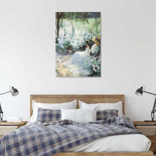 おいしい孤独byフランクブラムリー，ヴィンテージアート キャンバスプリント (インサイチュ (寝室))