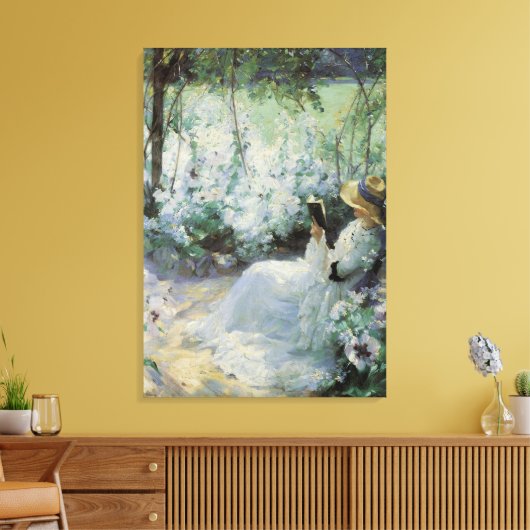 おいしい孤独byフランクブラムリー，ヴィンテージアート キャンバスプリント (インサイチュ (リビング))