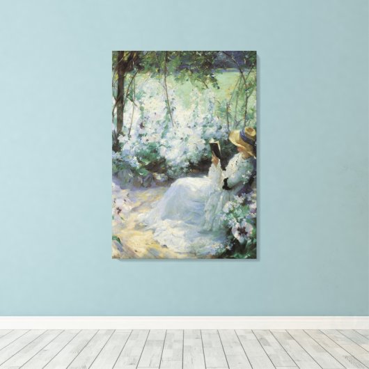 おいしい孤独byフランクブラムリー，ヴィンテージアート キャンバスプリント (インサイチュ (ウッドフロア))