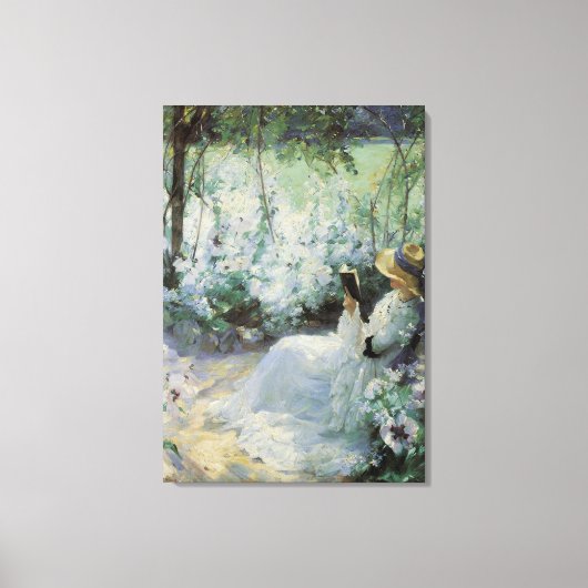 おいしい孤独byフランクブラムリー,ヴィンテージアート キャンバスプリント (正面)