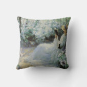 おいしい孤独byフランクブラムリー，ヴィンテージアート クッション (裏面)