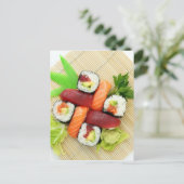 おいしい寿司アジア料理おいしい ポストカード (スタンド正面)
