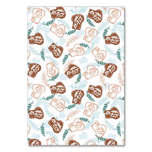 おいしい小麦パンのトースト模様 テーブルナンバー (正面)