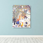 おいしい御馳走 キャンバスプリント (インサイチュ (ウッドフロア))