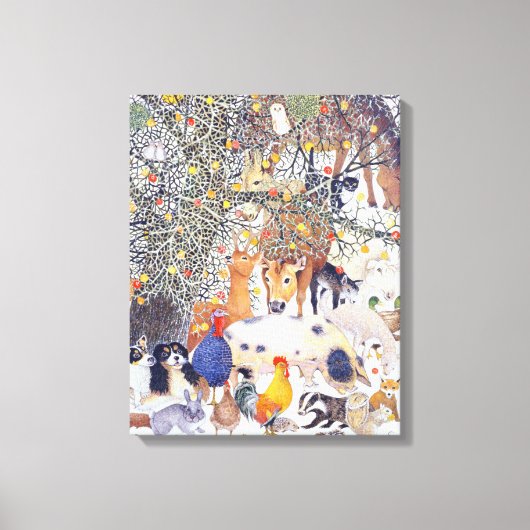 おいしい御馳走 キャンバスプリント (正面)