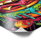 おいしい怖いモンスターバーガー フォトプリント            (角)