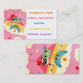 おいしい想像のパーティーの名刺 名刺 (正面/裏面)