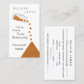 おいしい手作りのお菓子屋さん名刺 名刺 (正面/裏面)