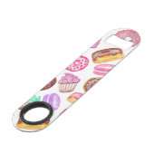 おいしい手塗りの水彩画のデザート スピード栓抜き (裏面アングル)