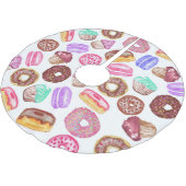 おいしい手塗りの水彩画のデザート ブラッシュドポリエステルツリースカート (アングル)