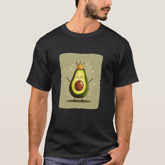 おいしい支配のための王冠のアボカド Tシャツ (正面)