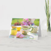おいしい朝食ティーレモンドリンクパーティー カード (正面)
