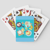 おいしい朝食パンケーキエッグコーヒー トランプ (裏面)