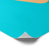 おいしい朝食パンケーキエッグコーヒー ポスター (角)