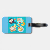 おいしい朝食パンケーキエッグコーヒー ラゲッジタグ (裏面横)