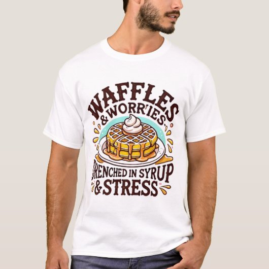 おいしい朝食Vibes Tシャツ – Perfect Food (正面)