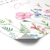 おいしい水の色の春メドウシャワーミモザバー ポスター (角)