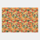 おいしい水の色グミベア模様 ラッピングペーパーシート (正面2)