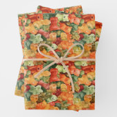 おいしい水の色グミベア模様 ラッピングペーパーシート (インサイチュ)