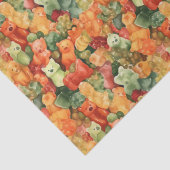 おいしい水の色グミベア模様 薄葉紙 (詳細)