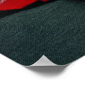 おいしい焼いたハム、ローストターキー ポスター (角)