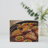 おいしい焼きTボーンステーキ ポストカード (スタンド正面)