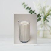 おいしい牛乳グラス ポストカード (スタンド正面)