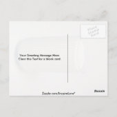 おいしい牛乳グラス ポストカード (裏面)