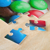 おいしい甘いおいしいドーナツの食べ物 ジグソーパズル (側面)