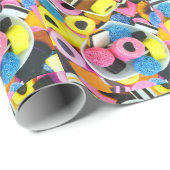 おいしい甘草スイーツ色あめ ラッピングペーパー (ロールコーナー)