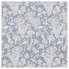 おいしい秋の毒キノコのキノコのキノコ ファブリック