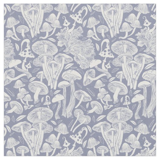 おいしい秋の毒キノコのキノコのキノコ ファブリック (クローズアップ)