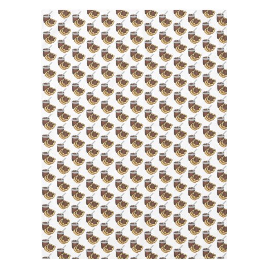 おいしい自家製アップルバターペンシルバニアオランダ テーブルクロス (正面)