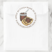 おいしい自家製アップルバターペンシルバニアオランダ ラウンドシール (バッグ)