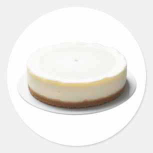 おいしい自家製チーズケーキ ラウンドシール
