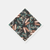 おいしい自家製バゲットブレッドパターン スタンダードカクテルナプキン (角)