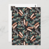 おいしい自家製バゲットブレッドパターン ポストカード (正面/裏面)