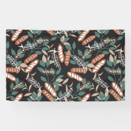 おいしい自家製バゲットブレッドパターン 横断幕