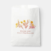おいしい花模様エレガントサンキューベイビーシャワー フェイバーバッグ (正面)