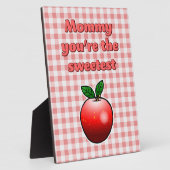 おいしい赤りんご フォトプラーク (側面)