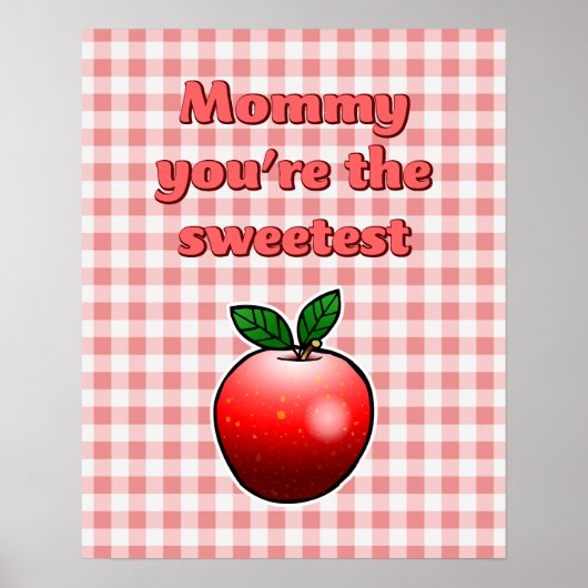 おいしい赤りんご ポスター (正面)