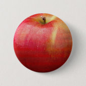 おいしい赤りんご 缶バッジ (正面)