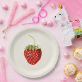 おいしい赤イチゴ(by Louis C.C. Krieger) ペーパープレート (パーティー)