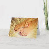 おいしい足 カード (正面)