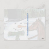 おいしい雪だるまフォールのクリスマスポストカード シーズンポストカード (裏面)