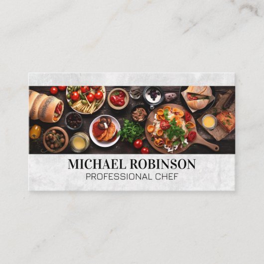 おいしい食べ物スプレッド 名刺 (正面)