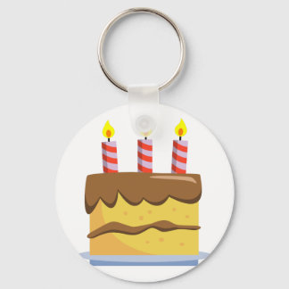 おいしい食べ物 – お誕生日ケーキ キーホルダー